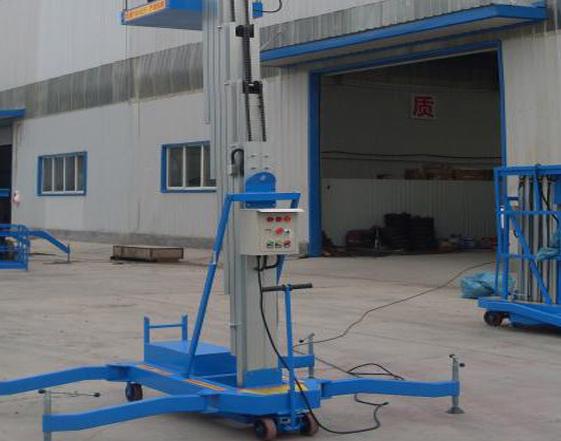 單柱升降臺 產(chǎn)品為室內型